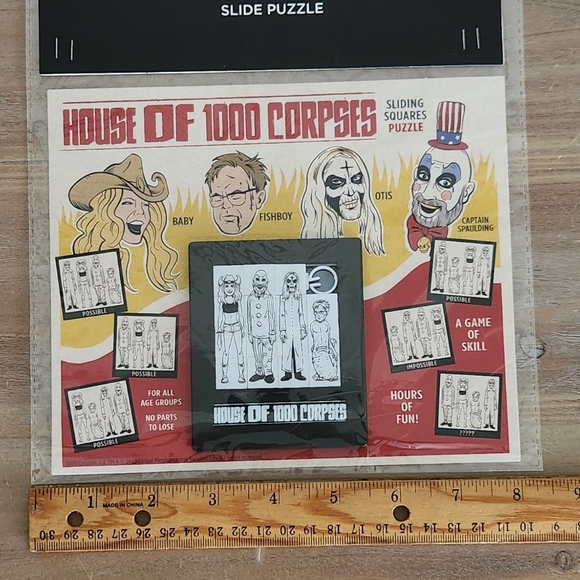 💀 Rob Zombie House of 1000 Corpses Slide Puzzle – NWT Horror Collectible - Picture 14 of 14